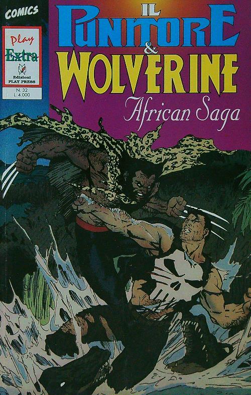 Il punitore & Wolverine - African saga - copertina