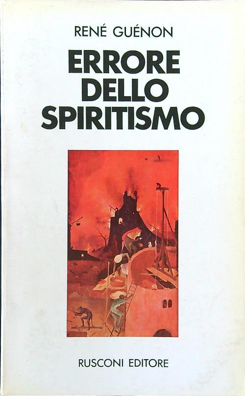 Errore dello spiritismo - René Guénon - copertina