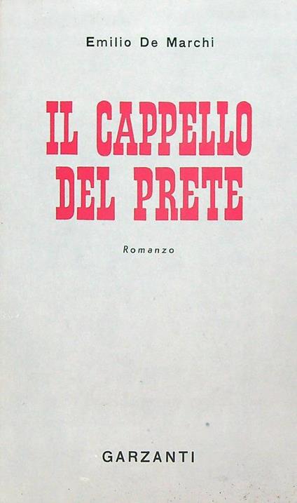 Il cappello del prete - Emilio De Marchi - copertina