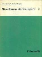 Miscellanea storica ligure II