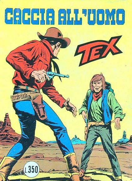 Tex n.183 - Caccia all'uomo - copertina