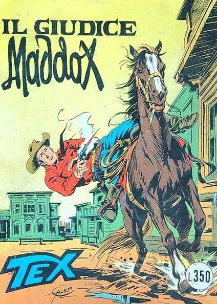 Tex n.185 - Il giudice Maddox - copertina