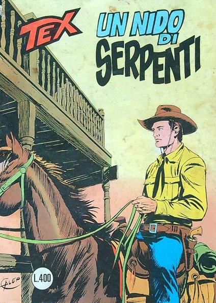 Tex n. 208 - Un nido di serpenti - copertina