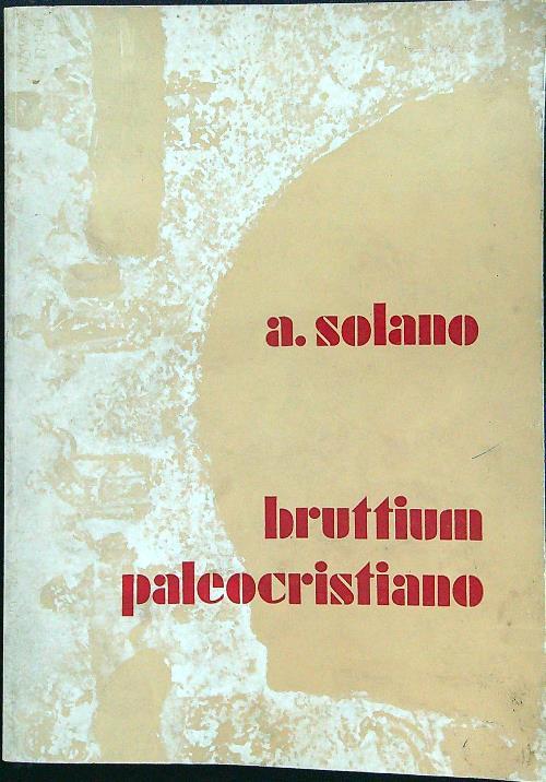 Bruttium paleocristiano - A. Solano - copertina