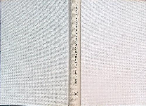 La bibbia e le scoperte moderne - Giuseppe Ricciotti - copertina