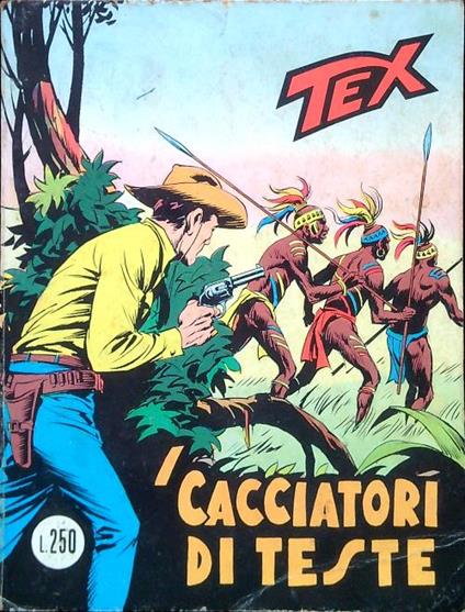 Tex 158. I cacciatori di teste - copertina