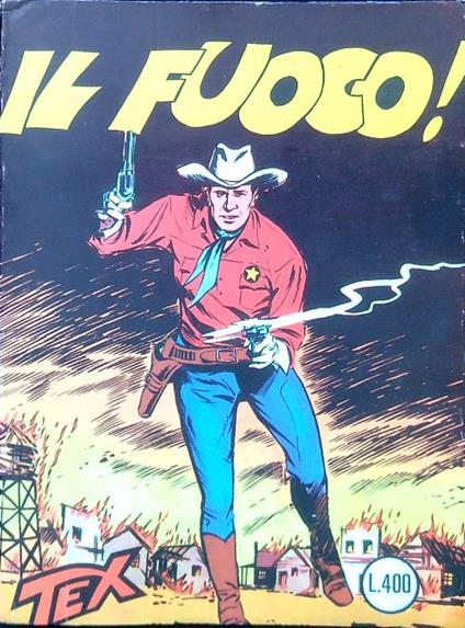 Tex 16. Il Fuoco! - copertina