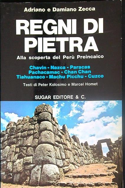 Regni di pietra - Adriano Zecca - copertina