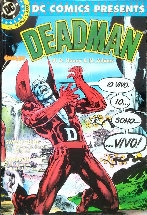 DC Comics Presents N. 5 Swamp Thing - Sandaman - Deadman - copertina