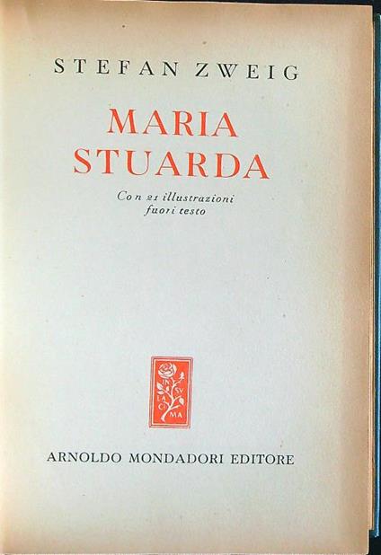 Maria Stuarda - Stefan Zweig - copertina