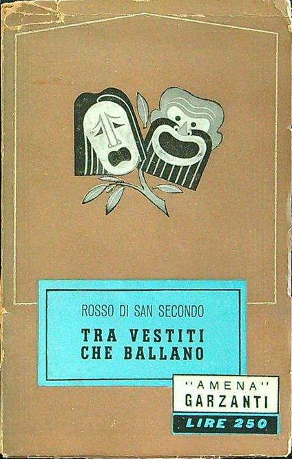 Tra vestiti che ballano - Piermaria Rosso di San Secondo - copertina