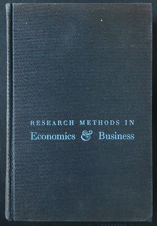 Research methods in economics and business - Ferber - copertina