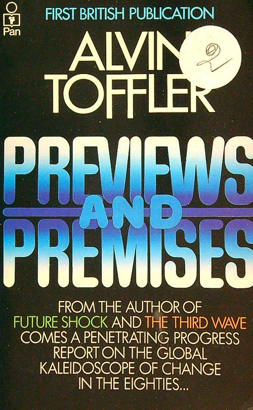 Previews and premises - Alvin Toffler - copertina