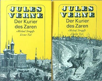 Der Kurier des Zaren 2 vv. - Jules Verne - copertina