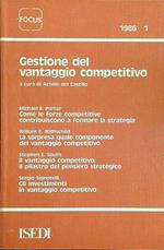 Gestione del vantaggio competitivo