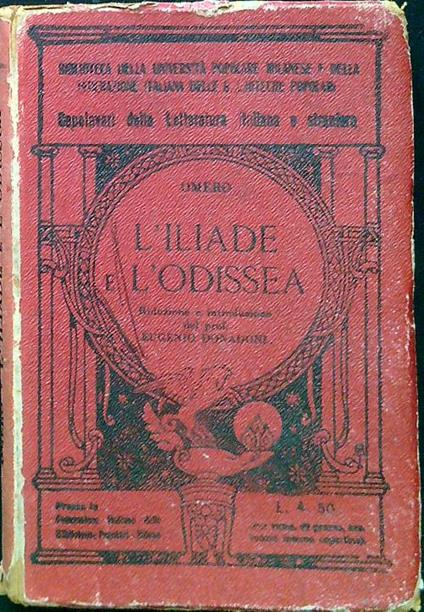 L' Iliade e l'Odissea - Omero - copertina