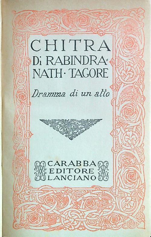 Chitra - Rabindranath Tagore - copertina