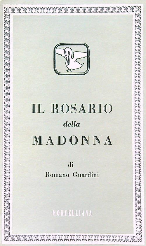 Il rosario della Madonna - Romano Guardini - copertina