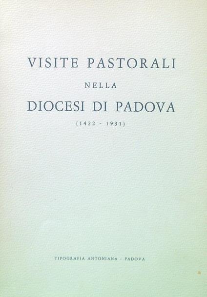 Visite pastorali nella Diocesi di Padova (1422-1931) - copertina