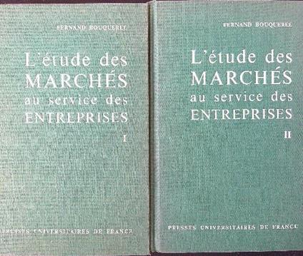 L' etudes des marches au service des enterprises - Fernand Bouquerel - copertina