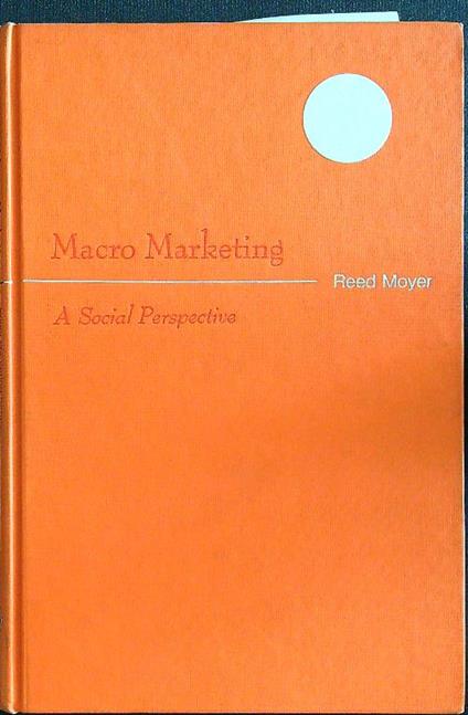 Macro marketing - Reed Moyer - copertina