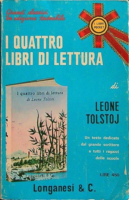 I quattro libri di lettura - Leone Tolstoj - copertina