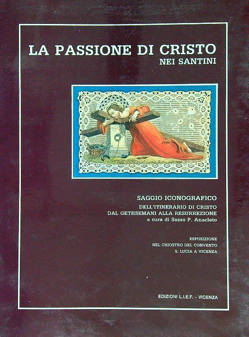 La passione di Cristo nei santini - copertina