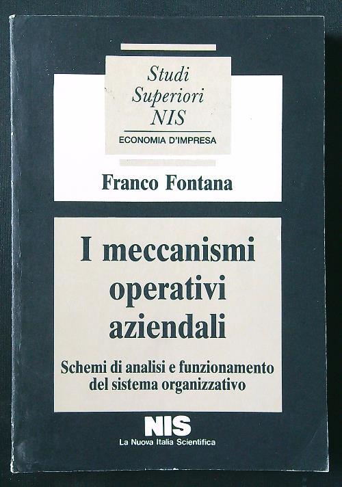 I meccanismi operativi aziendali - Franco Fontana - copertina