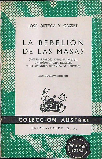 La rebelion de las masas - copertina