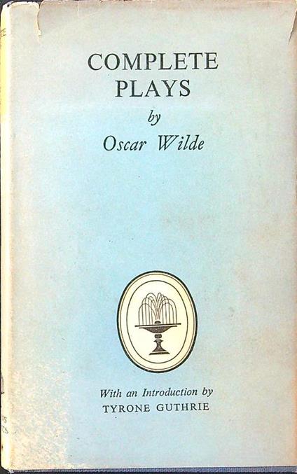 Complete plays - Oscar Wilde - copertina