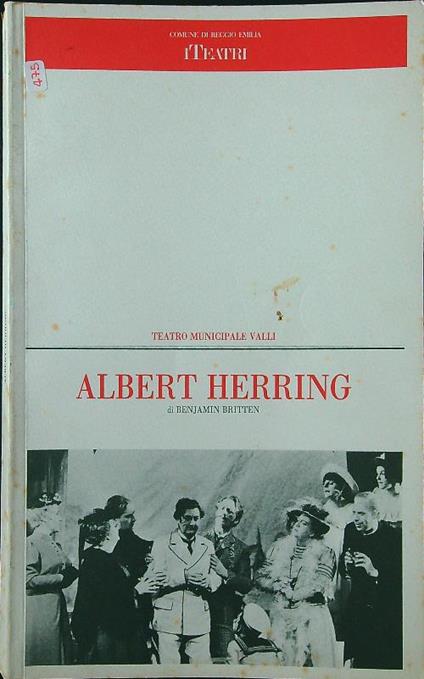 Albert Herring - Benjamin Britten - copertina