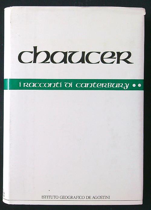 I racconti di Canterbury vol. 2 - Geoffrey Chaucer - copertina