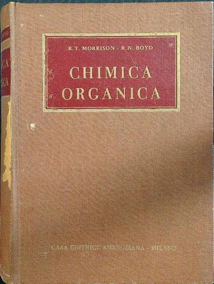 Chimica organica - Morrison - copertina