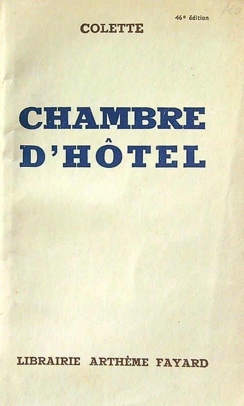 Chambre d'hotel - Colette - copertina