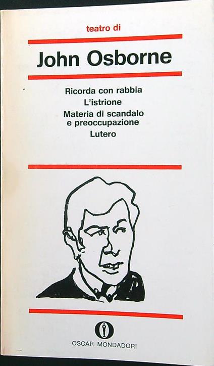 Teatro di John Osborne - John Osborne - copertina