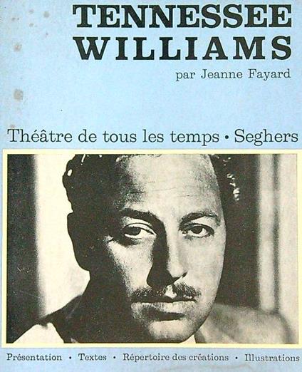 Tennessee Williams - Jeanne Fayard - copertina