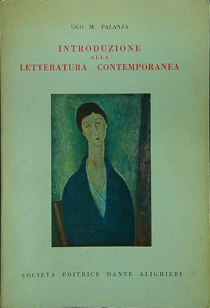 Introduzione alla letteratura contemporanea - Ugo M. Palanza - copertina