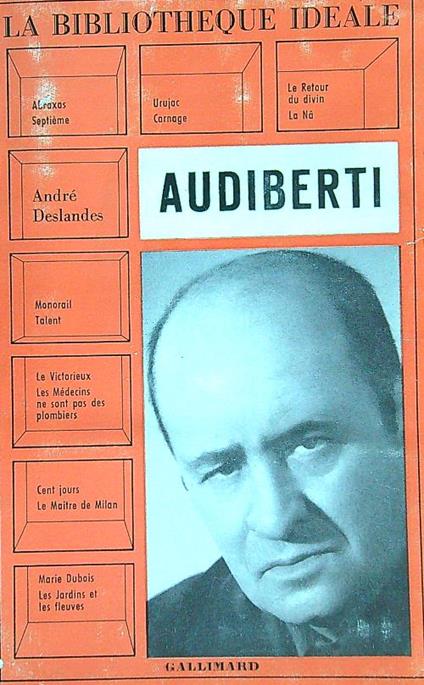 Audiberti - Andrè Deslandes - copertina