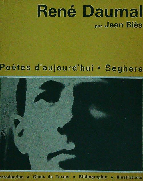 René Daumal - Jean Bies - copertina