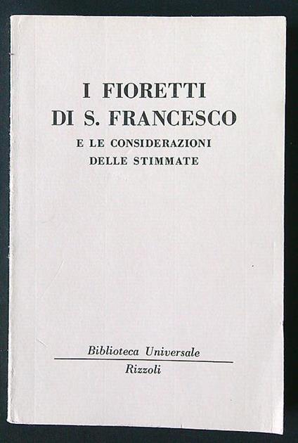 I fioretti di S. Francesco - Paolo Lecaldano - copertina