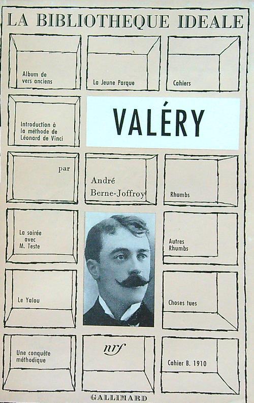 Valery - Andrè Berne-Joffroy - copertina