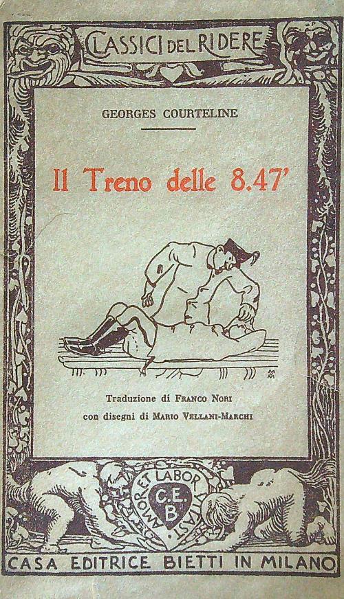 Il treno delle 8:47' - Georges Courteline - copertina