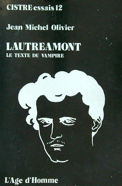 Lautreamont - Jean Michel Olivier - copertina