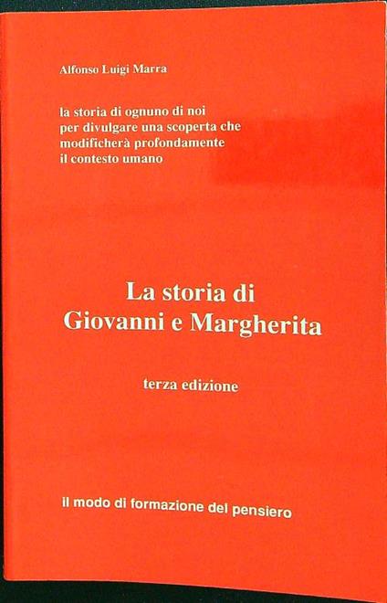 La storia di Giovanni e Margherita - Alfonso Luigi Marra - copertina