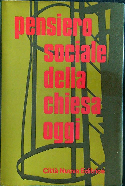 Pensiero sociale della chiesa oggi - copertina