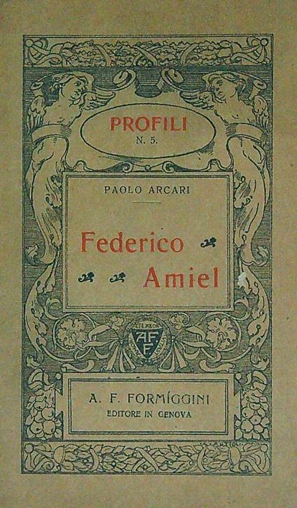 Federico Amiel - Paolo Arcari - copertina