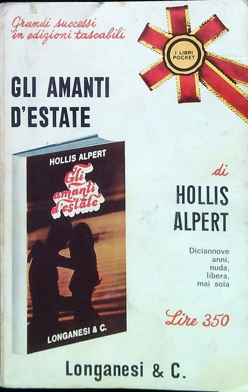 Gli amanti d'estate - Hollis Alpert - copertina
