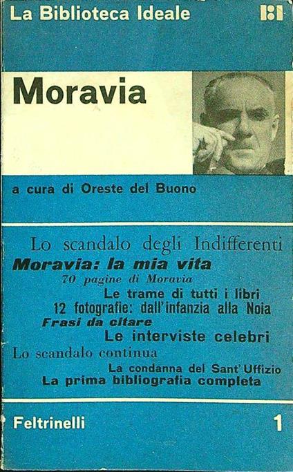 Moravia - Oreste Del Buono - copertina