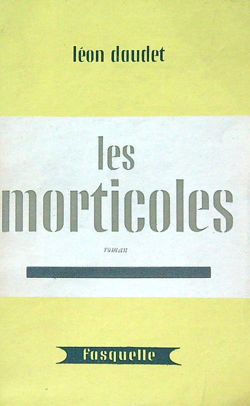 Les morticoles - Léon Daudet - copertina