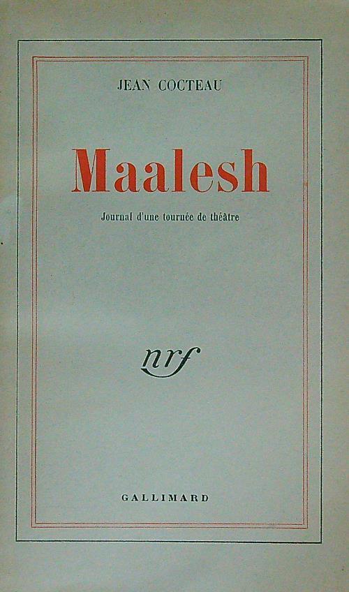 Malesh - Jean Cocteau - copertina